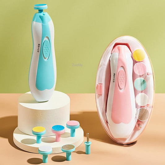 Electric Nail Clipper Baby Nail Trimmer Clipper Set In Random Color
