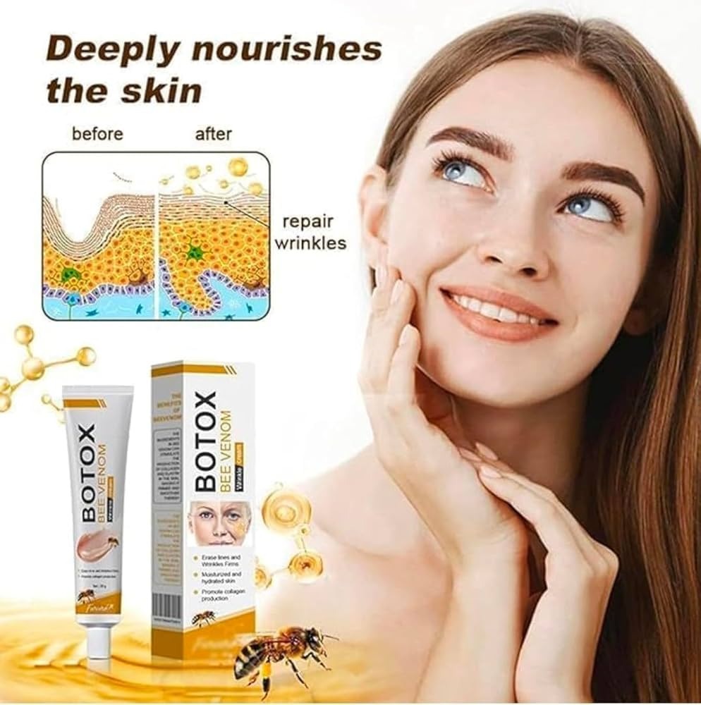 Botox Bee Venom Wrinkle Cream | Anti‑Aging Moisturizer | Collagen Boost | Reduce Wrinkles & Fine Lines