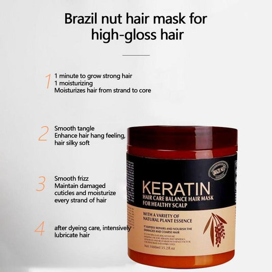 KERATIN HAIR CARE BALANCE HAIR MASK FOR HEALTHY SCALP 500ML