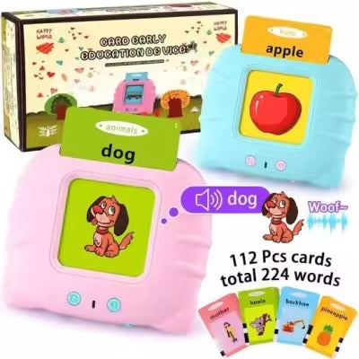 Talking Flash Cards For Kids Providing Durable Quality Comfortable Use Reliable Performance Educational Support (Random Color