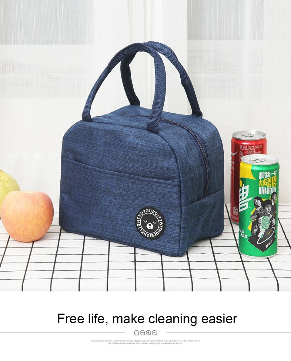Portable Thermal Insulated Lunch Bag –