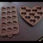 Silicone Chocolate Molds | Non-Stick Candy & Cake Chocolate Making Mold Kit | For Kids & Adults ( heart shape)